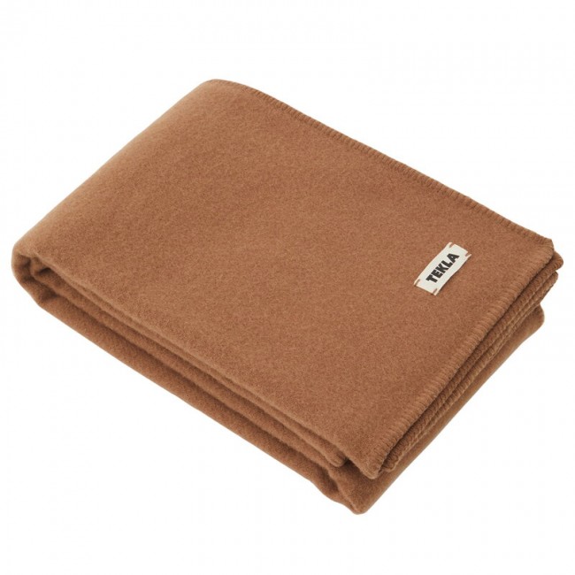 Tekla Pure new 울 담요 블랭킷 camel TEKPNW-CA-130X180