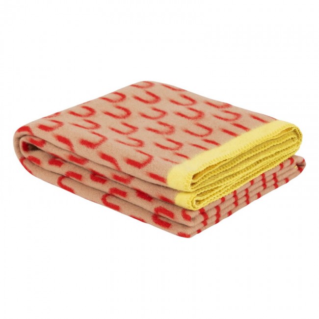 Hem Arch throw 130 x 180 cm red - beige 엘로우 HE30571