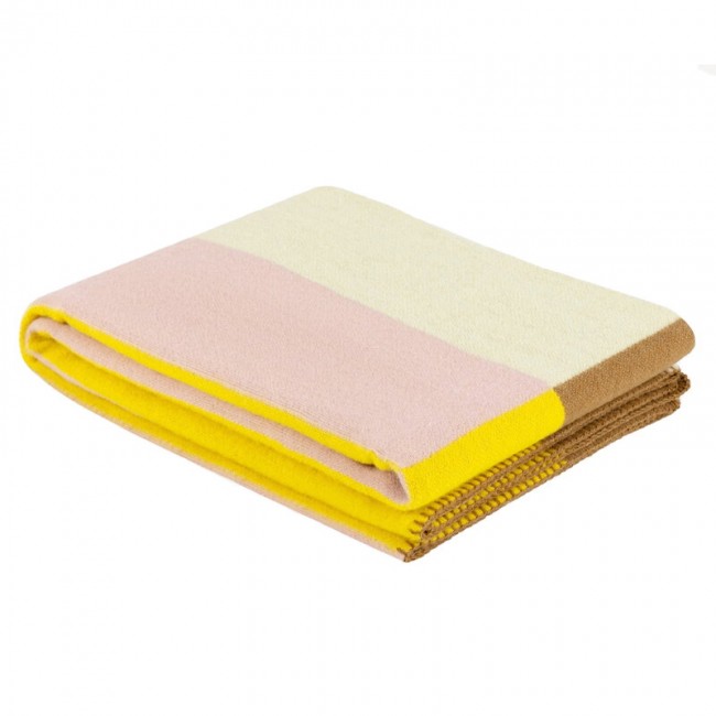 Hem Block throw 130 x 180 cm Canary HE30496