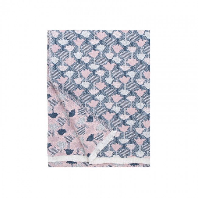 Lapuan Kankurit Tulppaani 담요 블랭킷 130 x 180 cm 로즈 - 블루 LT30833