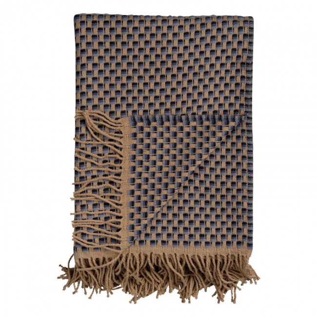 ROROS TWEED Roeros Isak throw 150 x 210 cm far away 블루 RTW5354