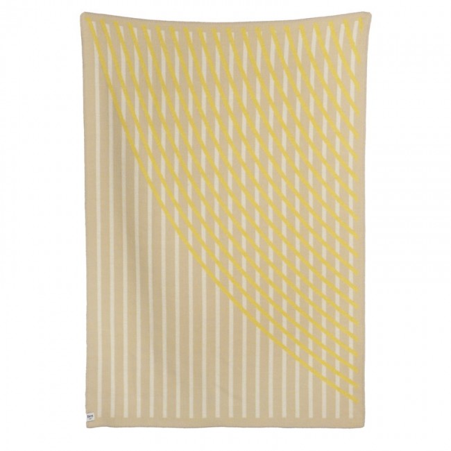 ROROS TWEED Roeros Bislett throw 200 x 135 cm lemon tart RTW5153
