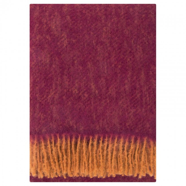 Lapuan Kankurit Revontuli mohair 담요 블랭킷 rust - bor_deaux LT100873