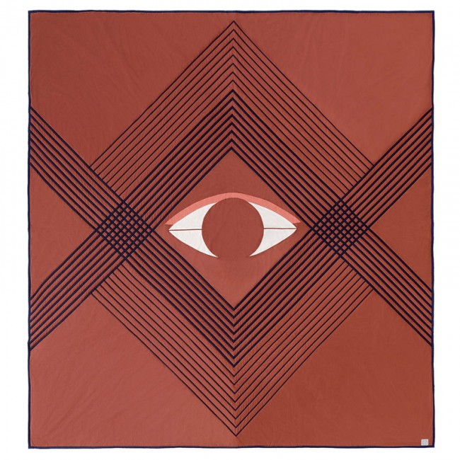 &TRADITION 앤트레디션 The Eye AP9 bedspread 240 x 260 cm brown earth TR25010125