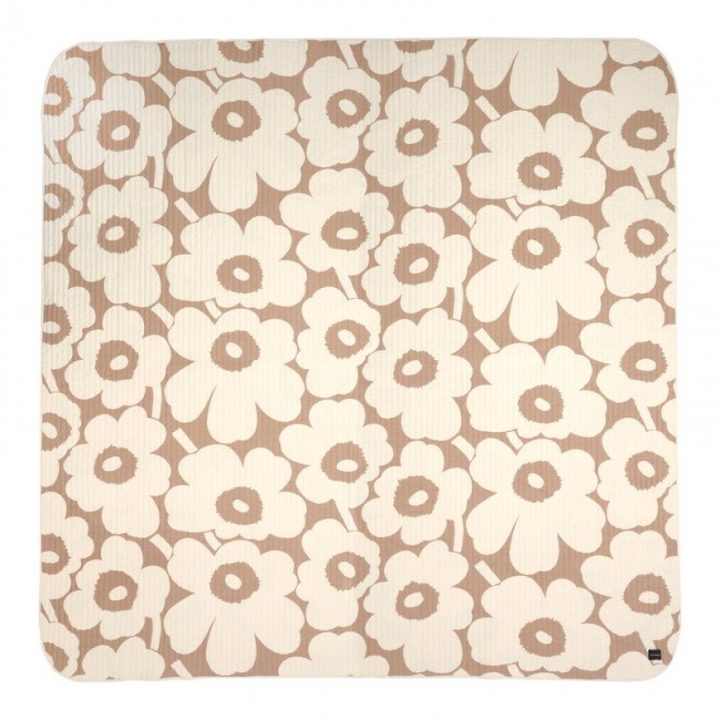 MARIMEKKO 마리메꼬 Unikko 더블 bed 커버 260 x cm beige - 네츄럴 화이트 MA071766-810