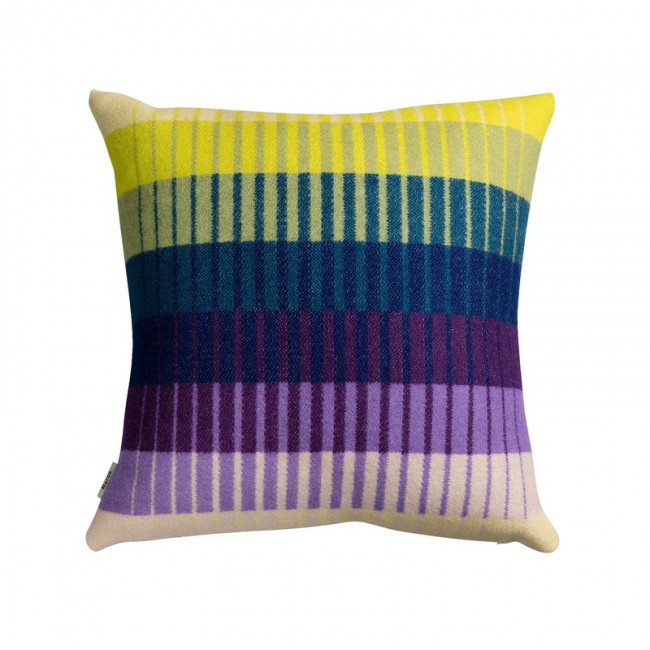 ROROS TWEED Roeros AEsmund 그라디언트 쿠션 50 x cm 엘로우 - 블루 RTW04152-G