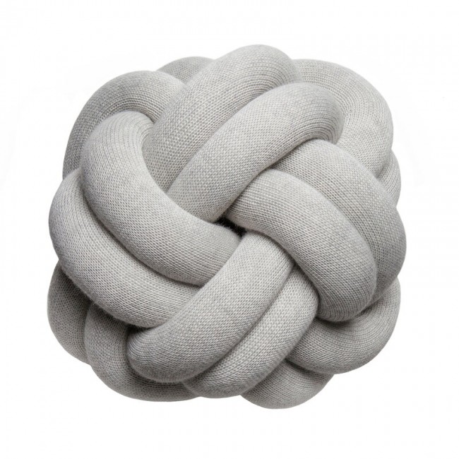 DESIGN HOUSE STOCKHOLM 디자인 하우스 스톡홀름 Knot 쿠션 화이트 - grey DHS2351-0200