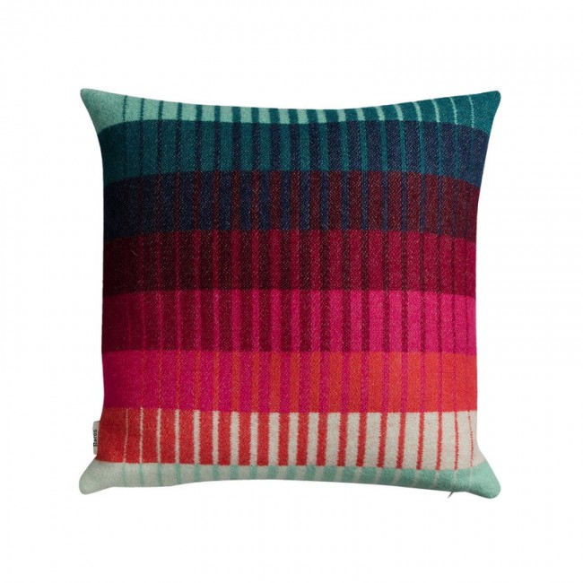 ROROS TWEED Roeros AEsmund 그라디언트 쿠션 50 x cm red - 터쿼이즈 RTW04153-G