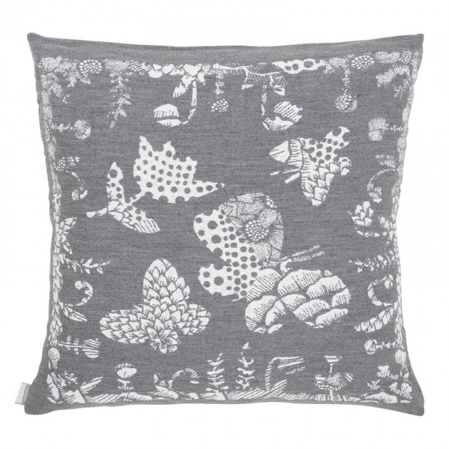 Lapuan Kankurit Aamos 쿠션 커버 45 x cm 화이트 - grey LT200888