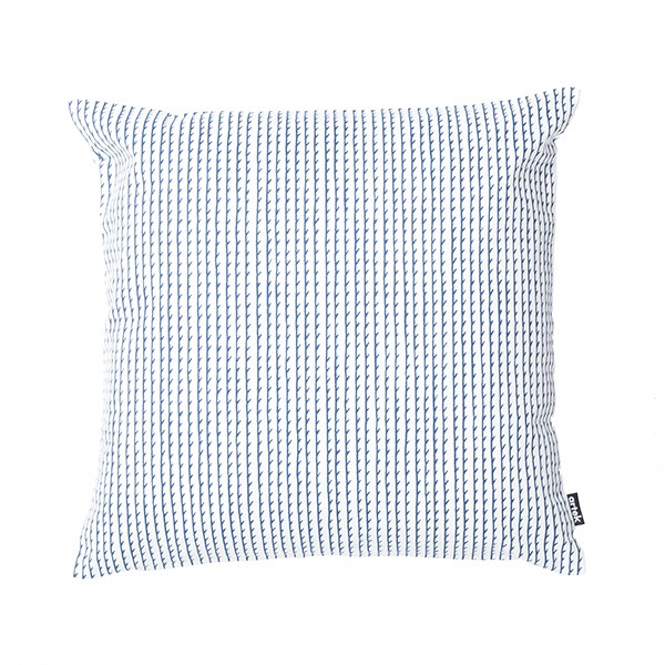ARTEK Rivi 쿠션 커버 40 x 40 cm 화이트 - 블루 Artek Rivi cushion cover  40 x 40 cm  white - blue 11259