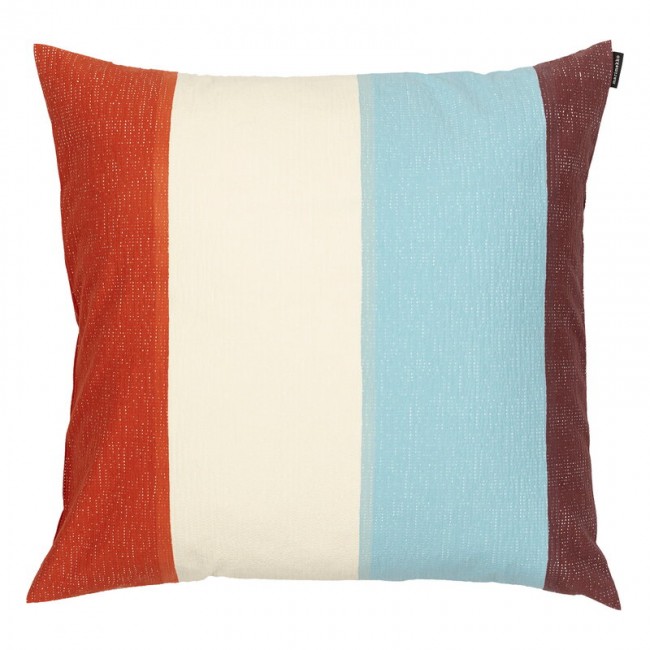 MARIMEKKO 마리메꼬 Ralli 쿠션 커버 50 x cm light 블루 - 오렌지 OFF-화이트 MA071452-581