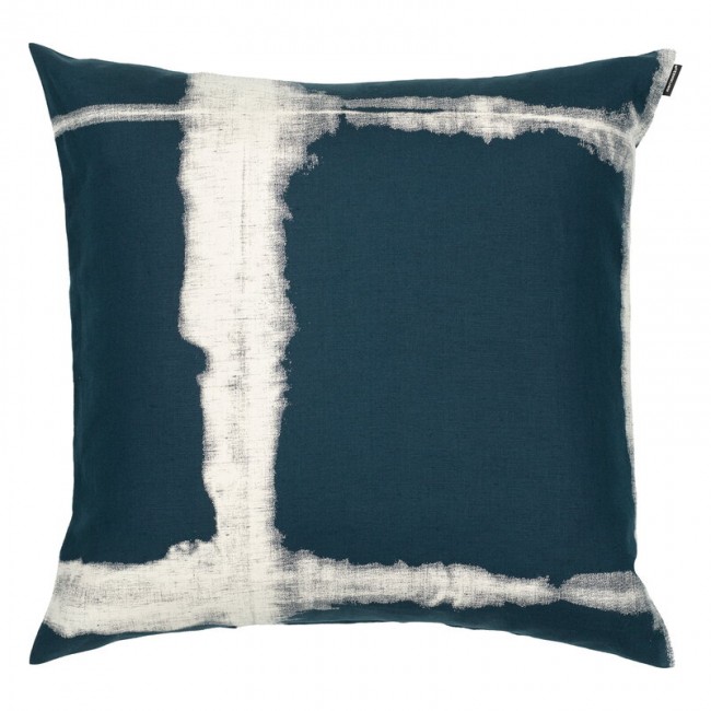 MARIMEKKO 마리메꼬 Taite 쿠션 커버 50 x cm 다크 블루 - 화이트 MA071453-510