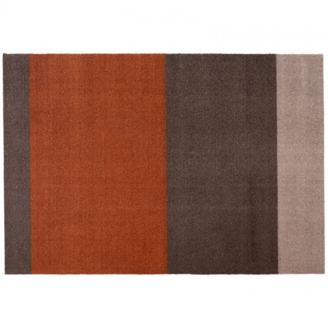 TICA COPENHAGEN 티카 코펜하겐 스트라이프S horizontal 러그 90 x 130 cm brown - 테라코타 TC10014