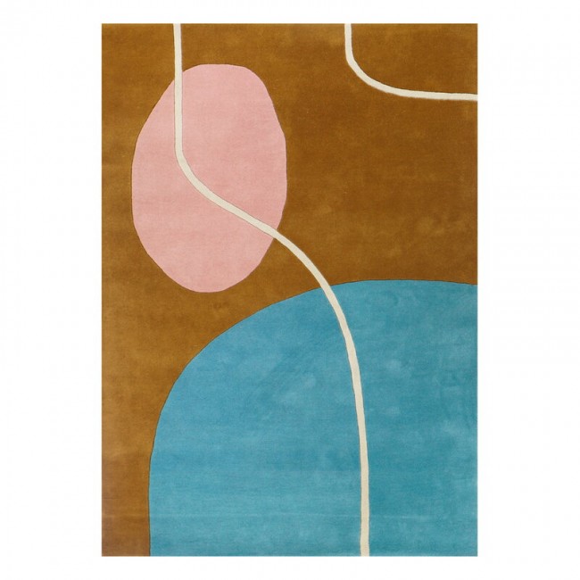 Finarte Ruukku 러그 골드 - 블루 FA449-GO-LBLU-200X300