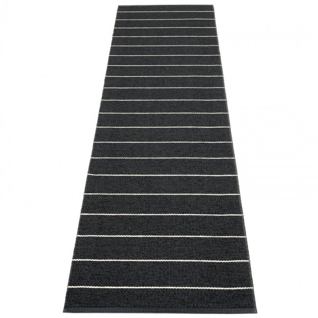 PAPPELINA 파펠리나 Carl 러그 70 x 270 cm 블랙 - 차콜 PECAX727