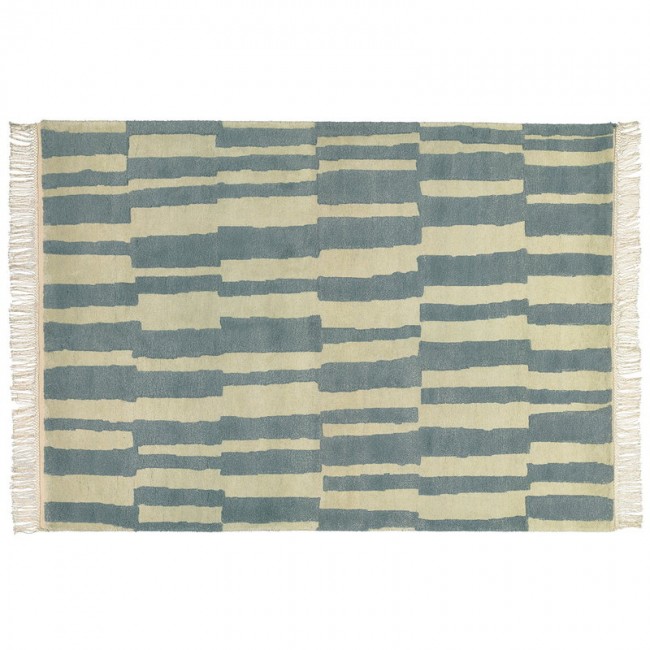 Roots Living Pilari 러그 bamboo - 울 블루 vanilla RL1405170BLUE