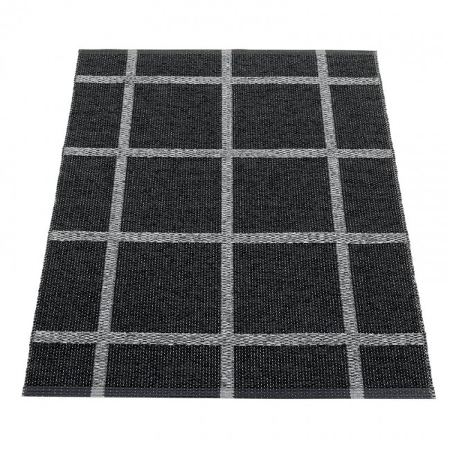 PAPPELINA 파펠리나 Ada 러그 70 x 100 cm 블랙 - granit metallic PEADX710