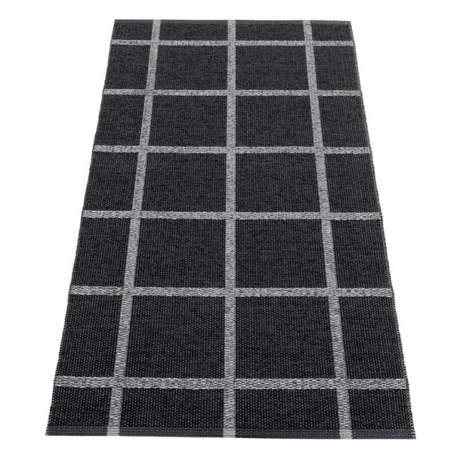 PAPPELINA 파펠리나 Ada 러그 70 x 150 cm 블랙 - granit metallic PEADX715