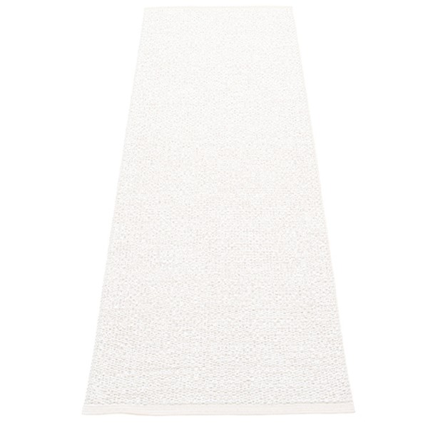 PAPPELINA 파펠리나 Svea 러그 70 x 240 cm 화이트 metallic PESVOa724