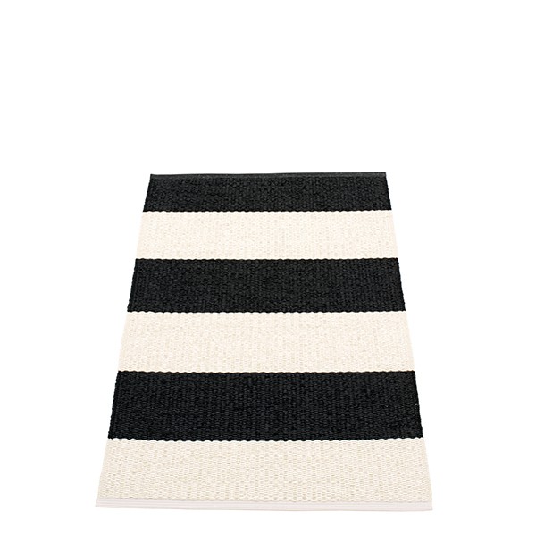 PAPPELINA 파펠리나 Bob 러그 70 x 120 cm 블랙-VANILLA PEBOx712