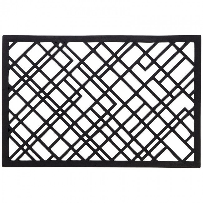 TICA COPENHAGEN 티카 코펜하겐 Lines doormat 60 x 90 cm 블랙 TC662