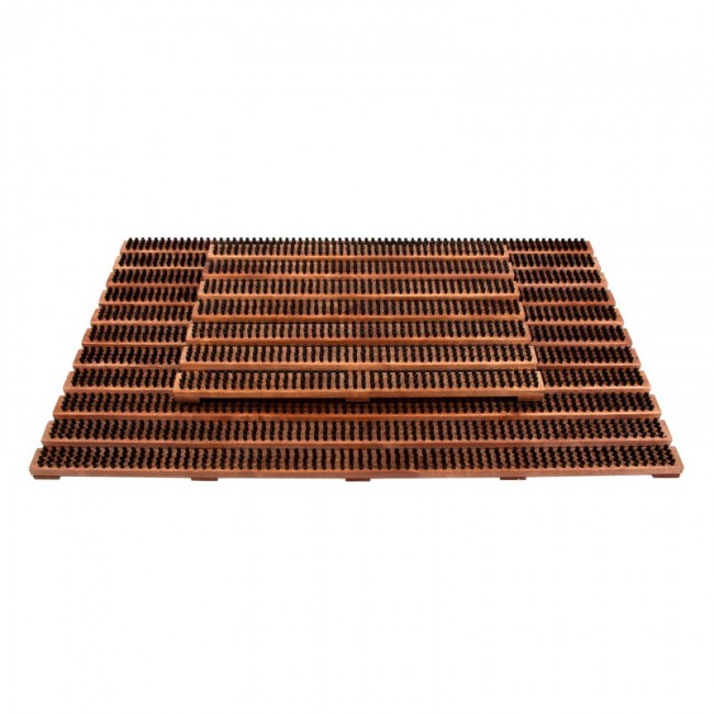 Iris Hantverk Doormat 라지 brown stained birch IR1401-02