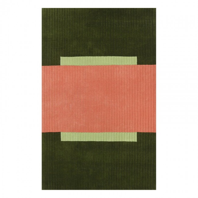 Finarte Jade 러그 그린 - 핑크 FA452-G-PI-170X240