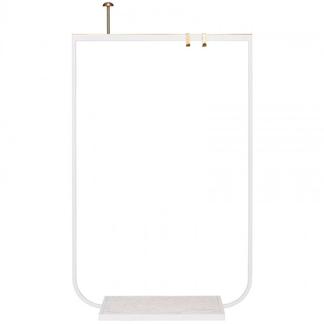Asplund Tati coat rack small 화이트 - Carrara ASTATI-CR-S-15-CARRARA