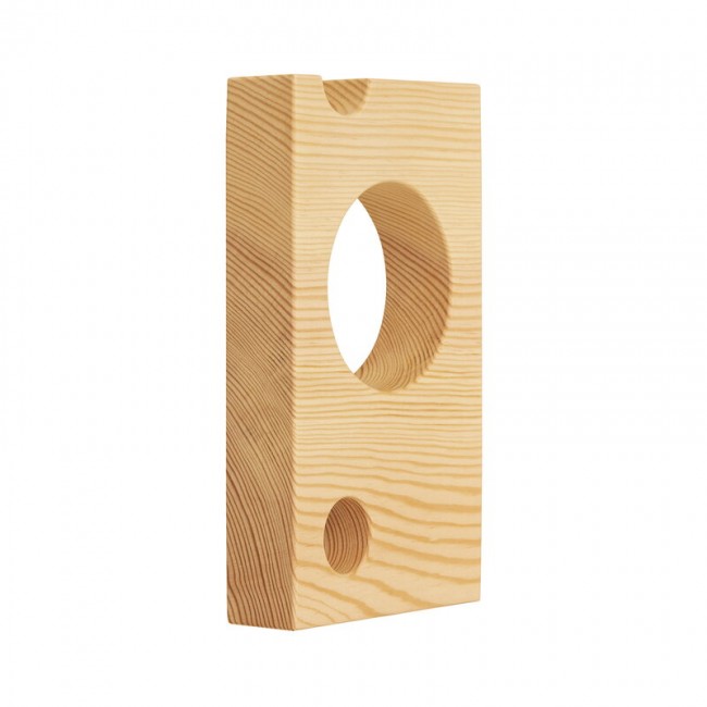 Vaarnii 010 Circle Vertical wall hook pine VAA300900