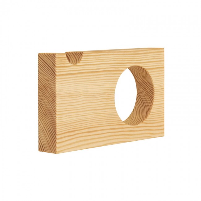 Vaarnii 010 Circle Horizontal wall hook pine VAA300800