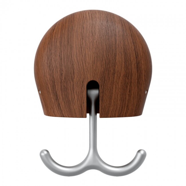 Massproductions Hercule wall hook oiled walnut MRHE-01-120-00