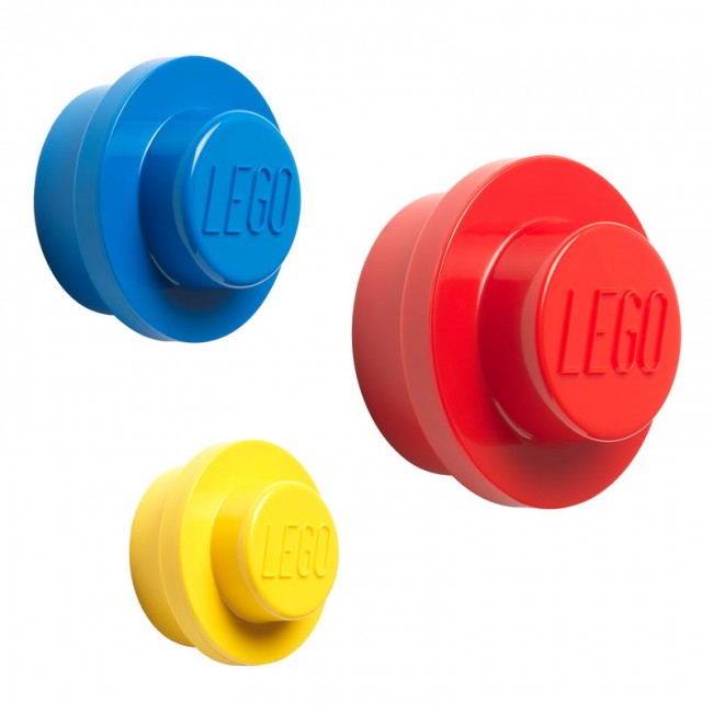 ROOM COPENHAGEN 룸 코펜하겐 Lego Wall 행거 3 pcs RED-블루-엘로우 LE40161732