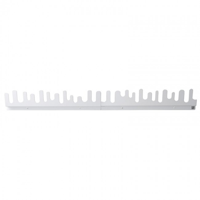 DESIGN HOUSE STOCKHOLM 디자인 하우스 스톡홀름 Wave 행거 2-pack 화이트 DHS1091-0100