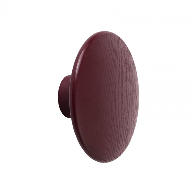 MUUTO 무토 Dots Wood 코트걸이 burgundy MU3271