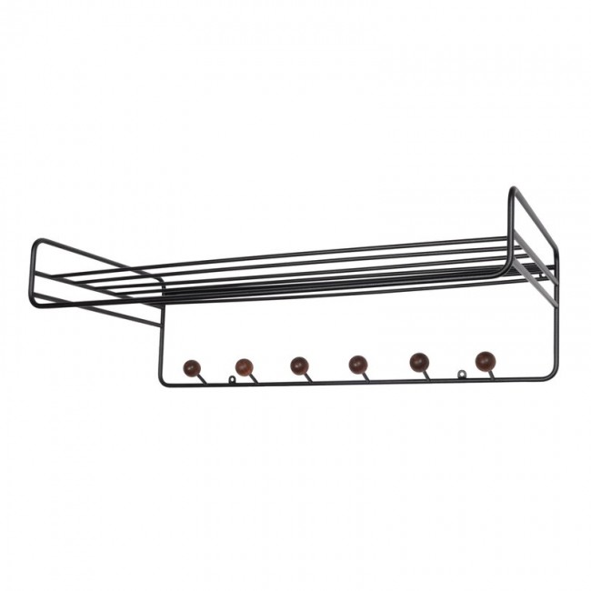 MAZE 메이즈 Bill hat rack 블랙 - walnut stained ash MZ502029
