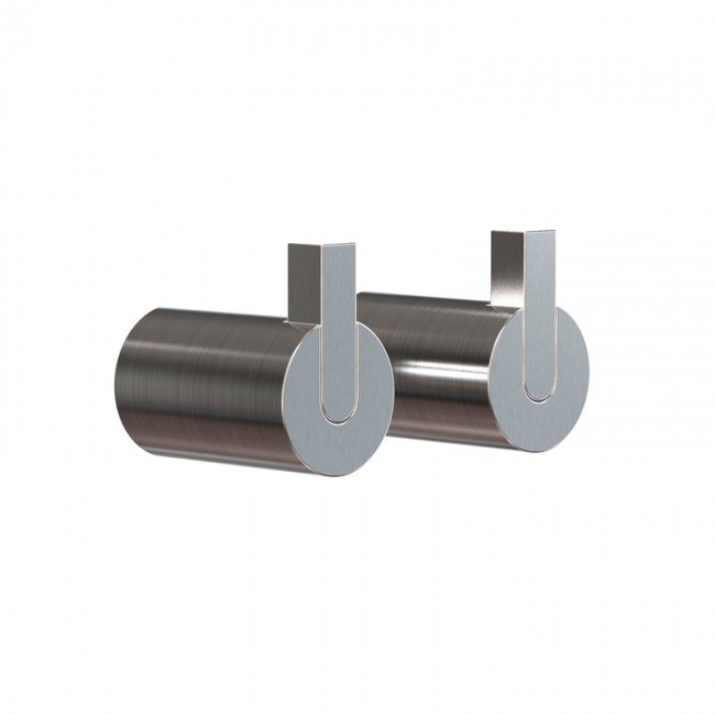 FROST 프로스트 Nova2 wall hook 6 set of 2 brushed steel FRON1901-1