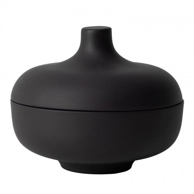 DESIGN HOUSE STOCKHOLM 디자인 하우스 스톡홀름 Sand Secrets 볼 with lid 미디움 블랙 DHS2717-1000