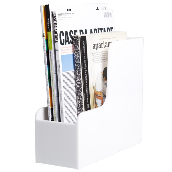 Palaset Magazine rack 화이트 MKP-08-02