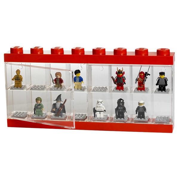 ROOM COPENHAGEN 룸 코펜하겐 Lego Minifigure Display Case 16 red LE40660001