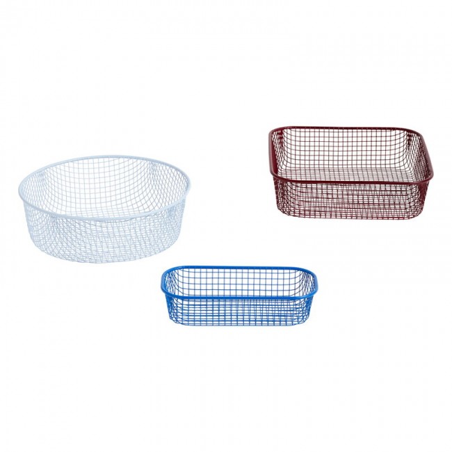 HAY 헤이 Trinkets baskets 3 pcs 블루 HA541275