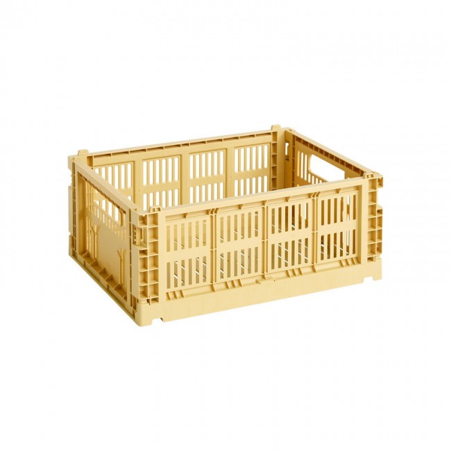 HAY 헤이 Colour Crate M recycled plastic 골든 옐로우 HA541458