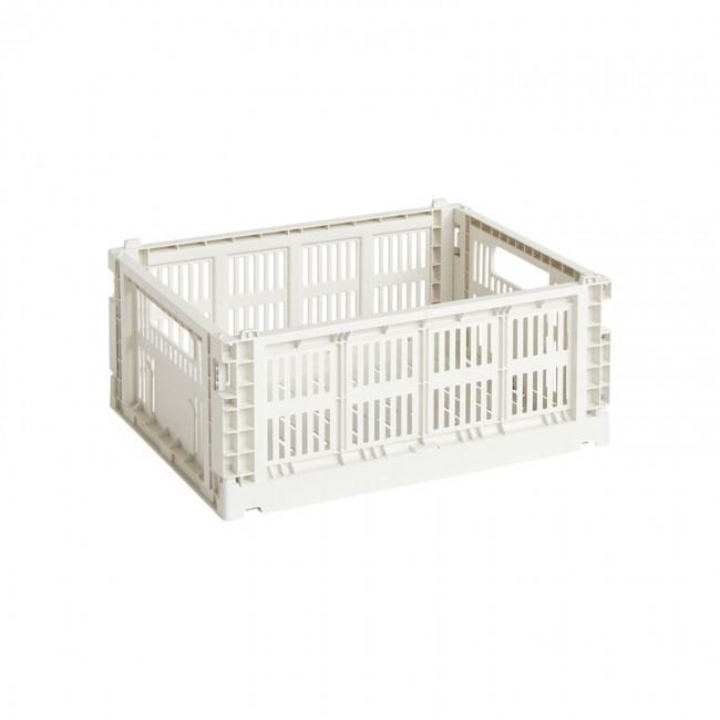 HAY 헤이 Colour Crate M recycled plastic OFF-화이트 HA541460