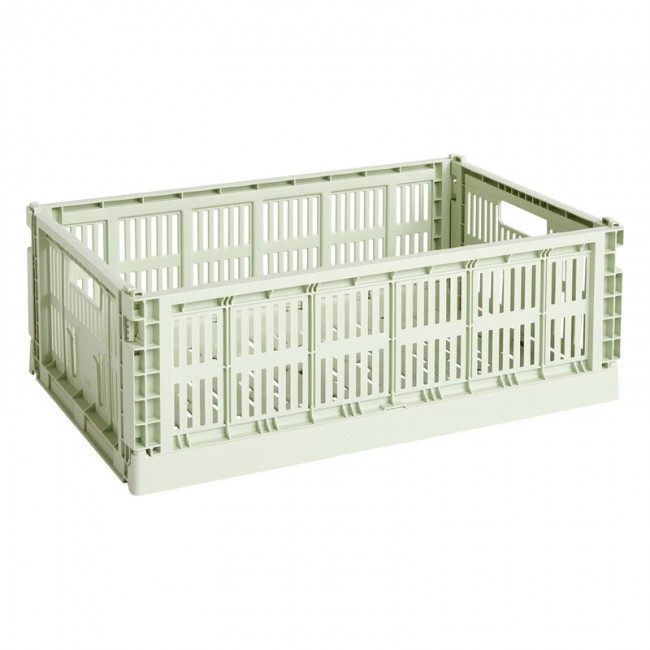 HAY 헤이 Colour Crate L recycled plastic mint HA541465