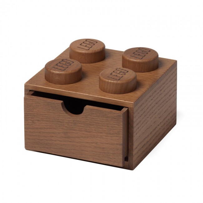 ROOM COPENHAGEN 룸 코펜하겐 Lego Wooden Desk Drawer 4 다크 stained oak LE40200902