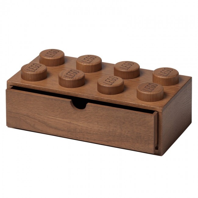 ROOM COPENHAGEN 룸 코펜하겐 Lego Wooden Desk Drawer 8 다크 stained oak LE40210902
