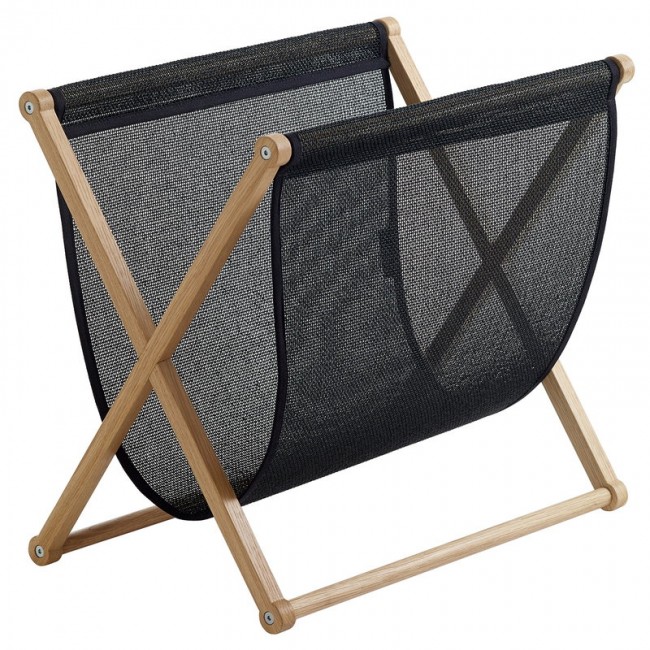 Woodnotes Magazine rack oak - 블랙 WN36900909O