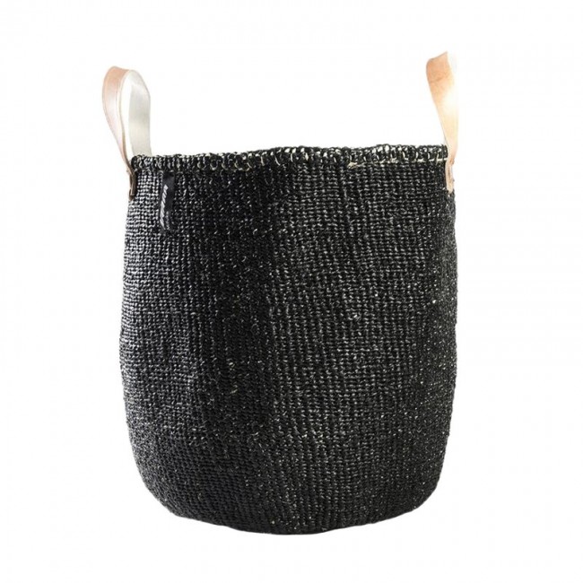 Mifuko Kiondo basket with handles M 블랙 MF1411S