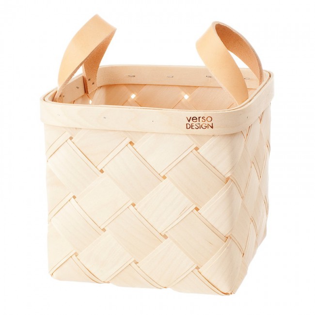 Verso Design Lastu birch basket S VDWB1-201