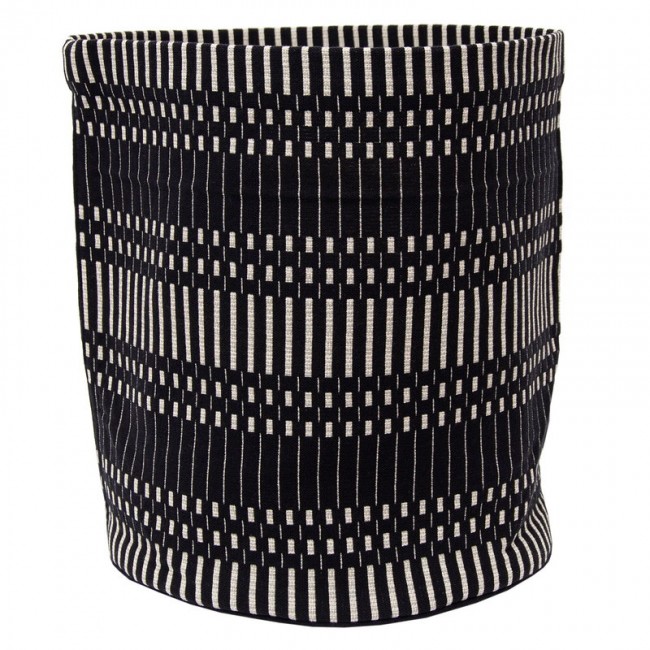 Johanna Gullichsen Helios fabric basket M 블랙 JGJG-FBM-N-305