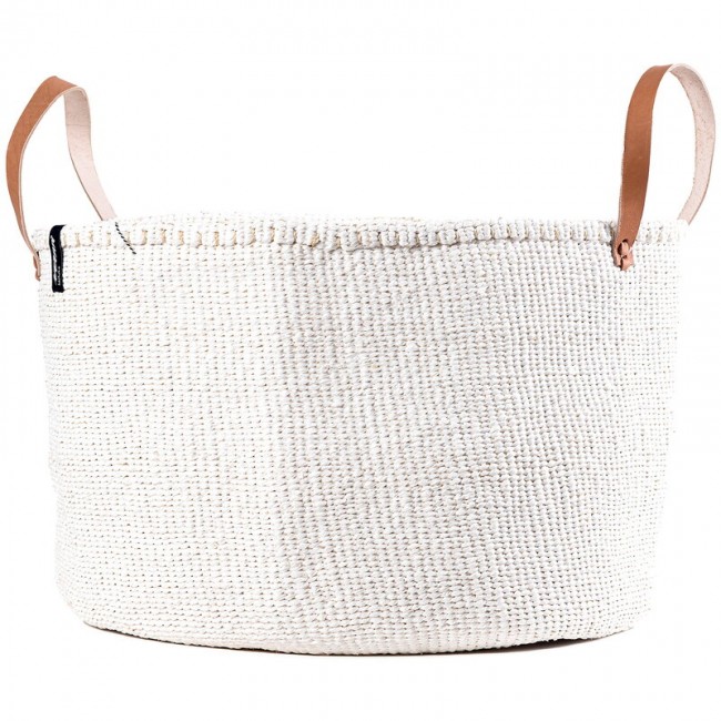 Mifuko Kiondo basket with handles XXL 화이트 MF1718S